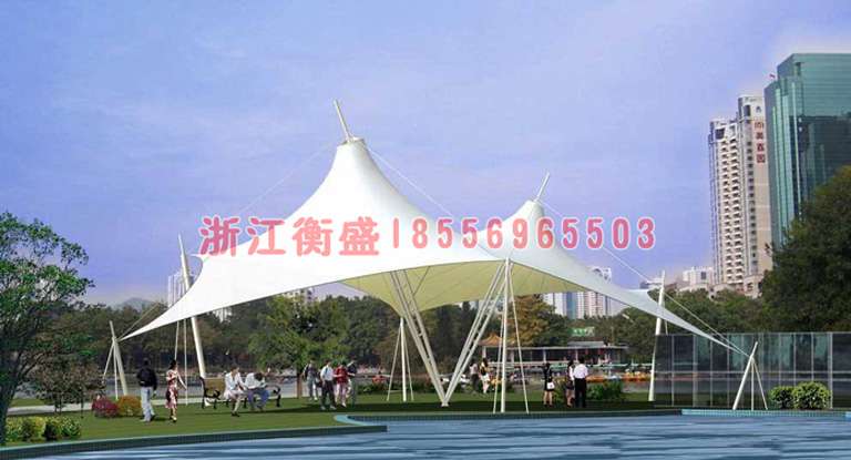 膜结构张拉膜景观款式2